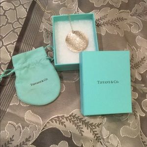 Tiffany & Co large Notes pendant with chain